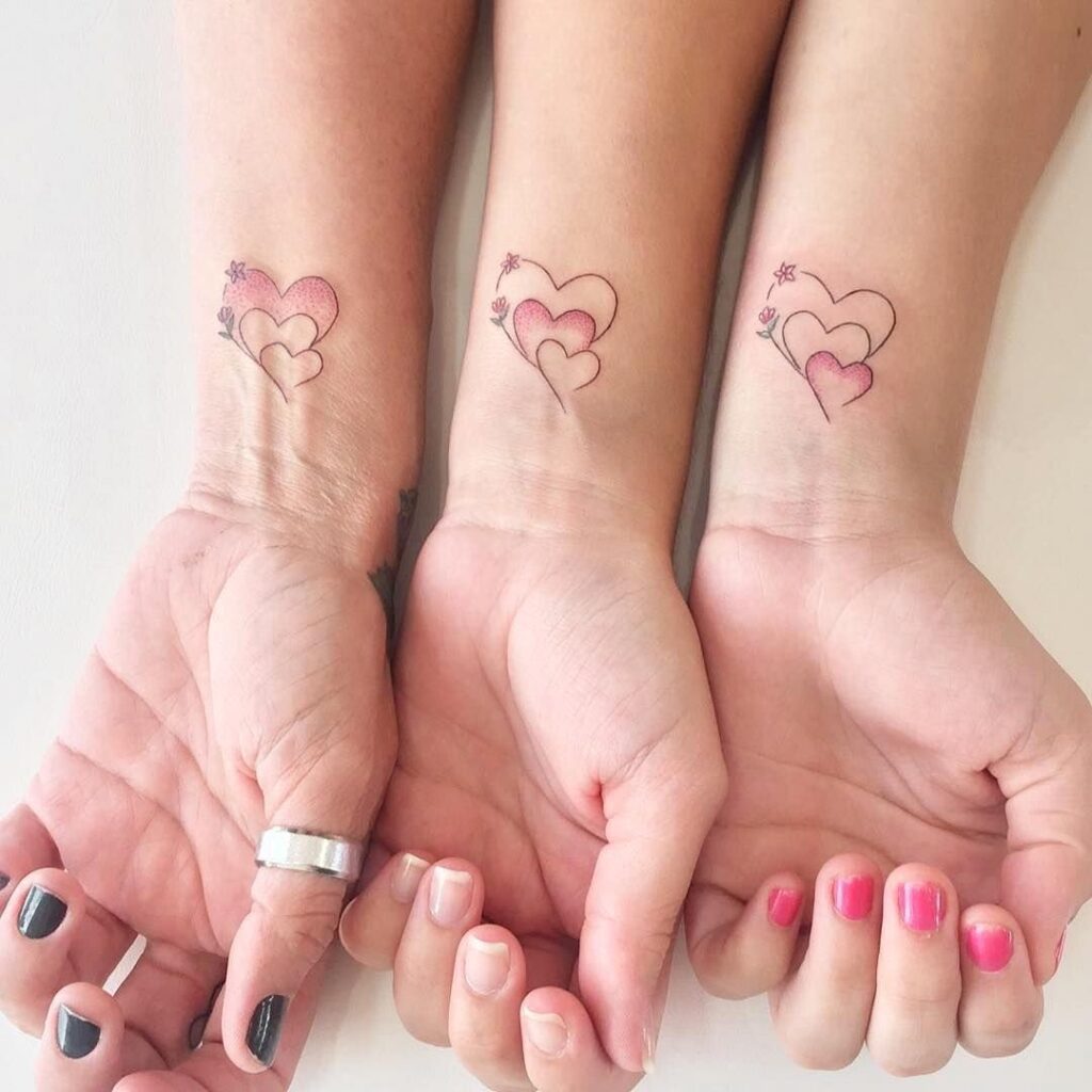 Several types of family tattoos