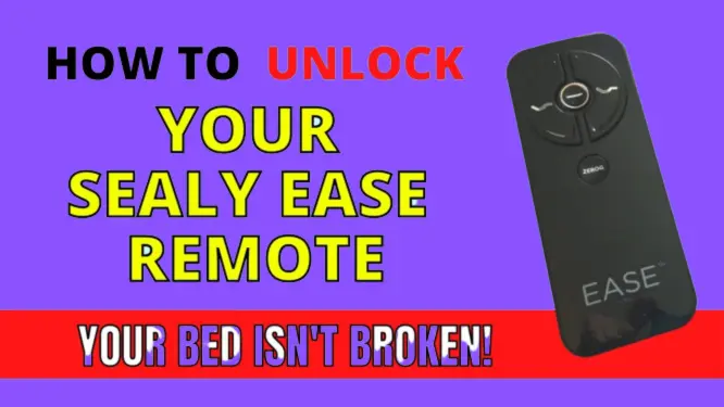 Ease Bed Remote Child Lock Unlock